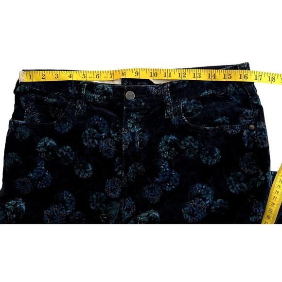 PILCRO the Letterpress Anthropologie Jeans Women 31 Skinny Script Velvet boho - Picture 7 of 15